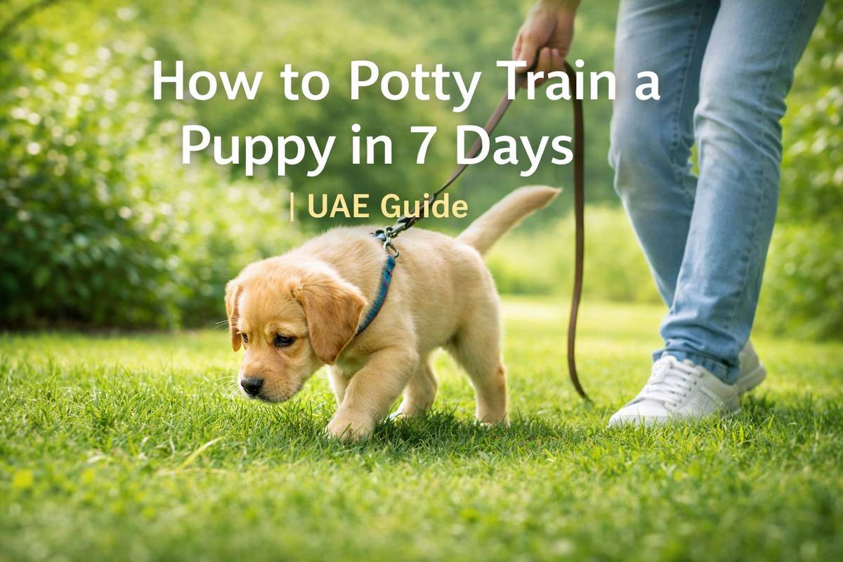 How to Potty Train a Puppy in 7 Days | UAE Guide