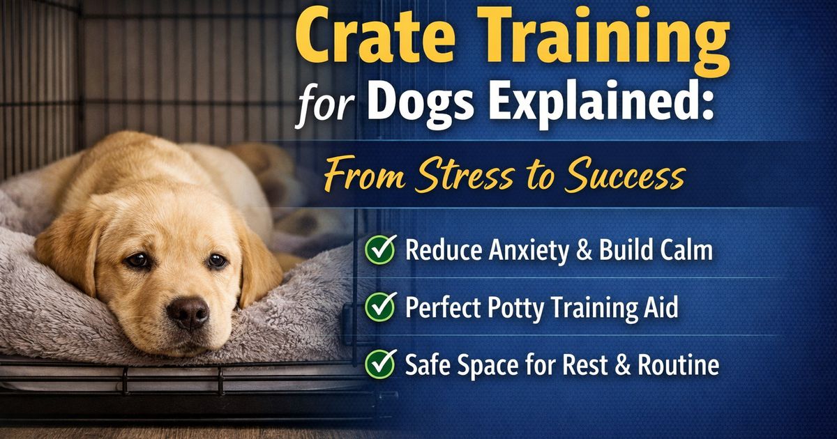 Crate Training for Dogs Explained: From Stress to Success